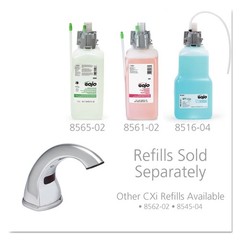 GOJO 852001 1500 mL CXI Touch Free Counter Mount Liquid Soap Dispenser – CR New