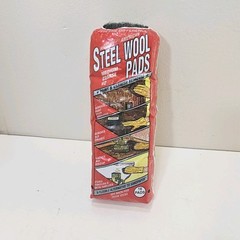 Rhodes Grade 2 Extra Coarse Heavy-Duty Steel Wool Pad 16-Pack