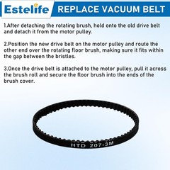 Vacuum Hose Filter Replacement Part for Shark Navigator Lift Black, white