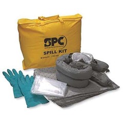 Brady Skh-Pp Spill Kit, 5 Gal Volume Absorbed Per Kit, Bag, Yellow