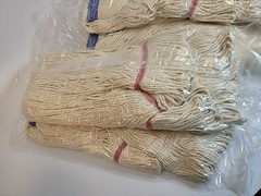 4 Pack Skyline Cedar Commercial #40 Extra Heavy Looped-End Mop Head – 97415-RD-N