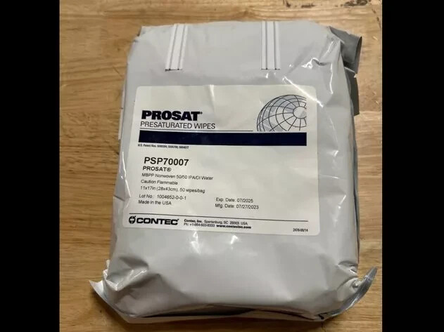 Contec Prosat LARGE JUMBO 11″x17″ Presaturated Cleanroom Wipes PSP70007