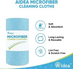 Microfiber cleaning cloths, workshop paper towels, 330 sheets/6 rolls