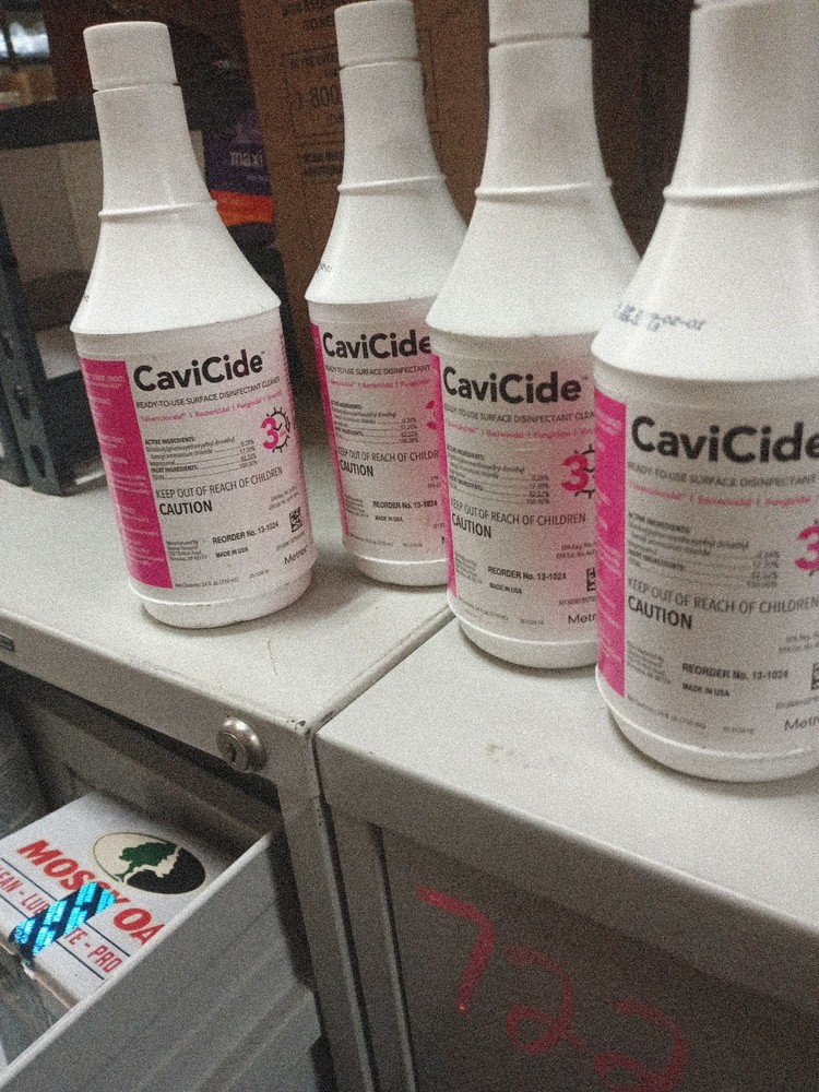 4 Pk Metrex 13-5024 CaviCide Surface Disinfectant Decon Cleaner, 24 oz, 528