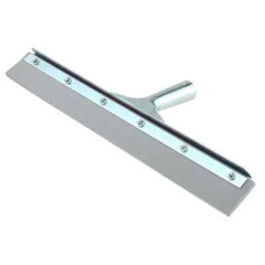 PRO SOURCE 18″ Rubber Blade Floor Squeegee Tapered End, Gray