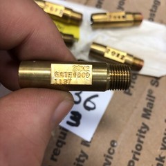 Gatewood, Needle Jet, Brass Nozzle, Stainless Tip, 0.020, Lot of 5 1137 20×2 Tip