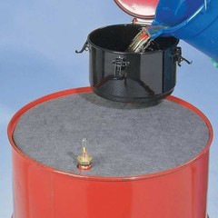 Pig Mat208 Sorbent Pad, 7 Gal, 22 In Dia., Universal, Gray, Polypropylene