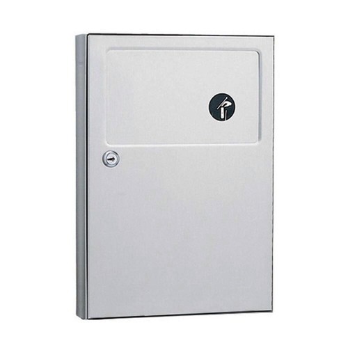 Bobrick B-254 ClassicSeries Recessed Sanitary Napkin Disposal – Stainless Steel