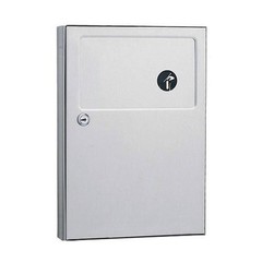 Bobrick B-254 ClassicSeries Recessed Sanitary Napkin Disposal – Stainless Steel