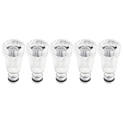5pcs Pressure Washer Transparent Plastic Water Inlet Filter Replacement Tool New