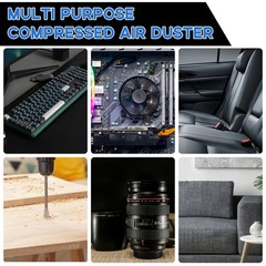 130K RPM Cordless Air Duster Rechargeable Mini Blower F/ Electronics PC Keyboard