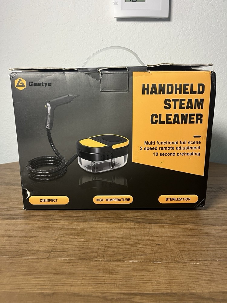 Gautye 1500W Handheld Steam Cleaner Portable Steamer w/ 15 Accessories New