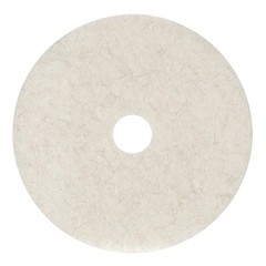 Boardwalk Bwk4019Nat Ultra High-Speed Natural Hair Floor Pads 19 Diameter White