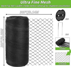 Garden Mesh Netting 20×30 FT Heavy Duty Garden Bird Net Mesh Pest Barrier