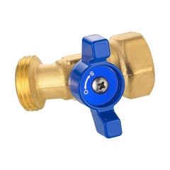 EFIELD (Pack of 2) 1/4-Turn Outdoor Spigot, Sillcock 3/4″×3/4″（P2）, Brass