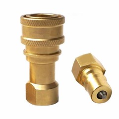 2 Sets Carpet Cleaning 1/4″ Brass Quick Disconnect for Wand Hose
