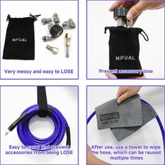 150FT Sewer Jetter Kit for Pressure Washer, 5800PSI 150 feet,