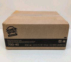 Case of Scotch Brite Professional Quick Clean Griddle Liquid 40 Pack FREE SHIP!