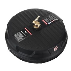 3600PSI,15″Pressure Washer Surface Cleaner Brush Water Broom w/ 2 Extension Wand