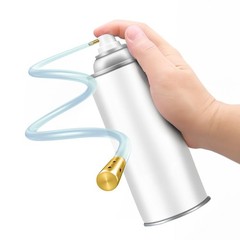 Aerosol Can Extension Side Spray Nozzle Set, 23In Hose, Adapter, Work with Ma…