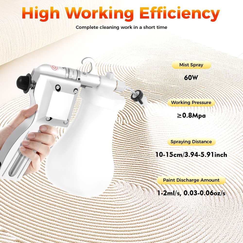 110V Textile Spot Cleaning Spray Gun Screen Printing Pressure Spot Remover Gun!