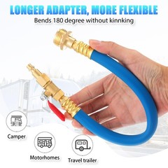Hotop Rv Winterizing Blowout Kit, 15.75″ Sprinkler Adapter with Blue