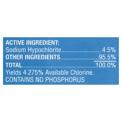 Great Value Low Splash Concentrated Bleach