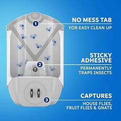 (3 pack) Zevo Flying Insect Trap Refill Kit Mosquitoes and Other Insects
