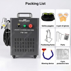 300W Pulse Laser Cleaning Machine Wood Paint Metal Paint Oil Remover 110V 5mj US