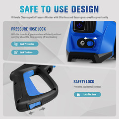 5200 PSI Pressure Washer] 5200 PSI Electric Pressure Washer | 3.6 GPM Power Wash