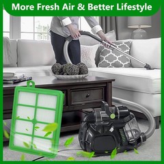 HASMX Hepa Filter Replacement for Electrolux Vacuum Cleaner EL4021A Green