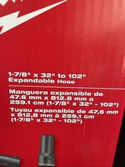 Milwaukee 49-90-1986 1-7/8” X 32” To 102” Expandable Hose