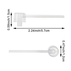 Arvintas 30 PCS Mini Perfume Refillable Bottle Pump Transfer Tool Transparent