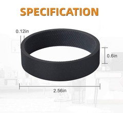 JEDELEOS Replacement Belts 301291 for Kirby Avalir, Sentria, 4-Belt, Black