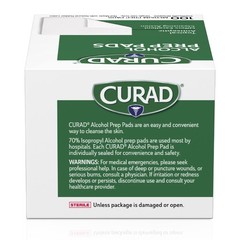 Curad, Alcohol Prep Pads, Medium 100 Count (Pack of 4), Original Version