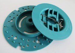 PAD RETAINER FOR VARIOUS WALK BEHIND SCRUBBERS, REPLACES TENNANT 370095, 99691