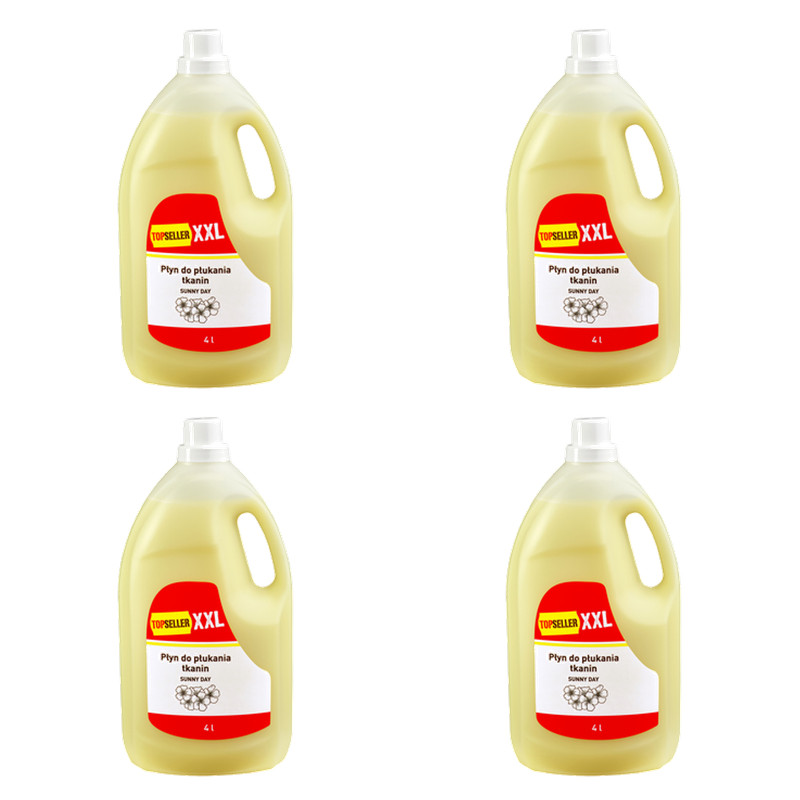 5905429010072 TOP SELLER XXL Płyn do płukania Sunny Day 4L X4 TOP SELLER XXL
