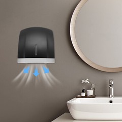 1800W Wall-mounted Hand Dryer Commercial Household Automatic High Speed ABS IPX1