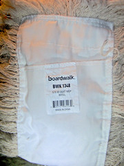 48″ x 5″ Used & Clean Dust Mop Replacement Head WHITE Cotton BOARDWALK BWK 134