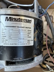 Minuteman 36 Volt 66 Frame 2.5 Hp Electric Motor For Floor Scrubber