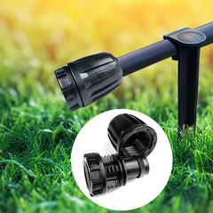 1/2 Inch Drip Irrigation Fittings End Caps, 10 Pack Plugs inch, Black