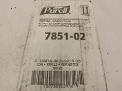 2 Purell Alcohol Foaming Advanced Hand Sanitizer Refill-CS8 Touch-Free 7851-02