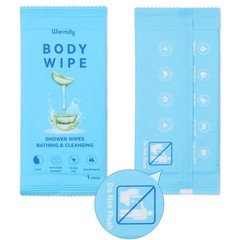 40 Pcs Body Wipes Individually 1 Count (Pack of 40), 40 Pack-Travel Size