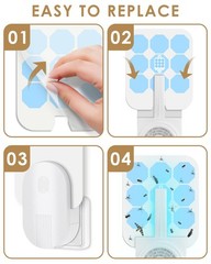 24 Pack Refills Glue Cards for Safer Home, 3.81*3.14 inches, DT3005W 24