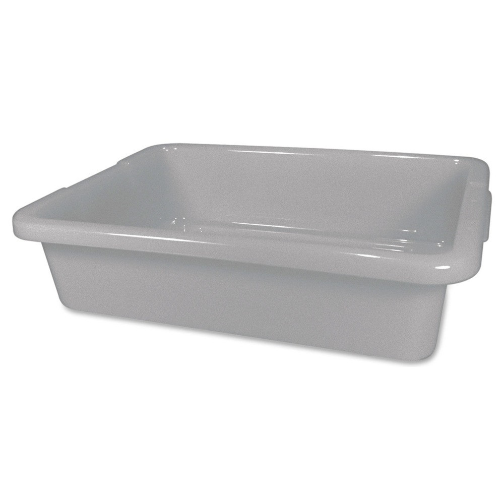 Rubbermaid Commercial 3349GRA 20″ x 15″ x 5″ Bus/Utility Tote – GRY New