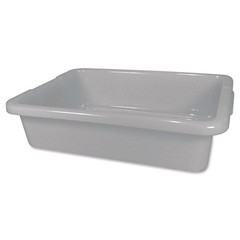 Rubbermaid Commercial 3349GRA 20″ x 15″ x 5″ Bus/Utility Tote – GRY New