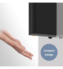 AIKE Air Wiper Compact Hand Dryer 110V 1400W Black(with 2 Pin Plug)Model AK2630S