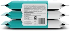 Eco-Friendly Flushable Wet Wipes for Sensitive Skin – 126 Count, 3 Packs