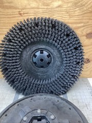 Lot 3 430034 Minuteman Rotary Floor Scrubber Brushes 16” Blue Black Gray Nylon
