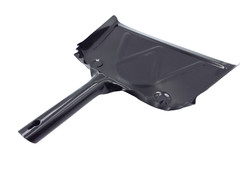Boardwalk 04212EA Metal Dust Pan 12″ Wide Black Steel Dustpan 2″ Handle NEW